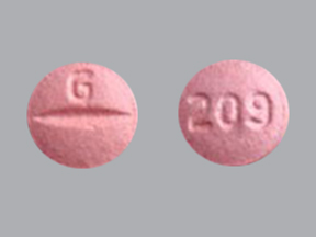 Moexipril hydrochloride 7.5 mg G 209