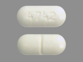 Pill 4742 White Capsule/Oblong is Citalopram Hydrobromide