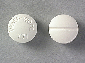 Pill West-ward 771 White Round is Isosorbide Dinitrate