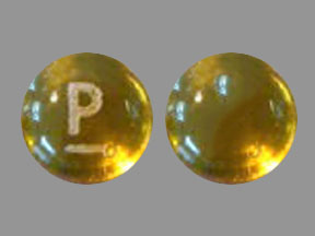 Pill P Brown Capsule/Oblong is Levothyroxine Sodium