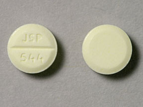 Pill JSP 544 Yellow Round is Digoxin