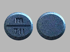 Carbidopa and levodopa 10 mg / 100 mg m 711