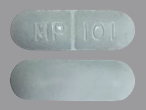 Pill MP 101 is TriCare prenatal multivitamins with folic acid 1 mg