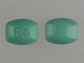 Pill F6 Green Rectangle is Ferralet 90