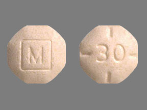 20 octagon adderall mg white