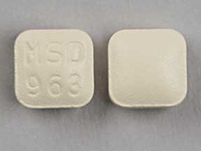 Pill MSD 963 Beige Four-sided is Pepcid