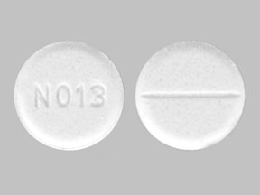 Pill N013 White Round is Atenolol