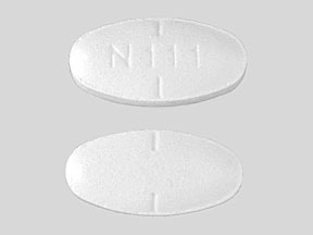 Pill N111 White Oval is Gemfibrozil
