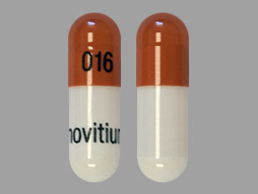 Pill 016 Novitium Beige Capsule/Oblong is Thiothixene