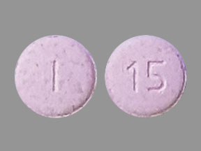Pill I 15 Pink Round is Aripiprazole (Orally Disintegrating)