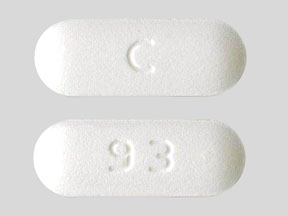 Ciprofloxacin hydrochloride 750 mg C 93