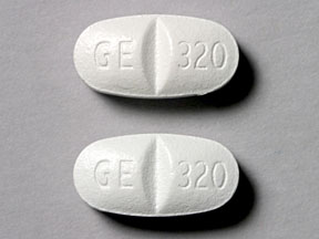 Pill GE 320 GE 320 White Oval is Factive
