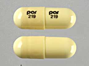 Pill par 219 par 219 Beige Capsule/Oblong is Doxepin Hydrochloride