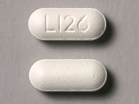 Pill L126 White Capsule/Oblong is EQL Pain Relief/Cold