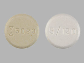 Cetirizine and pseudoephedrine extended release 5 mg / 120 mg Logo 5029 5/120