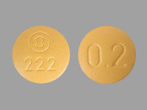 Pill Logo 222 0.2 is Symproic 0.2 mg