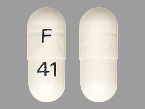 Pill F 41 White Capsule/Oblong is Atomoxetine Hydrochloride