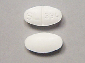 Pill SL 394 White Oval is Benztropine Mesylate
