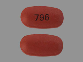Pill 796 Pink Oval is Divalproex Sodium Delayed-Release