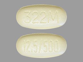 Kazano 12.5 mg / 500 mg (12.5/500 322M)