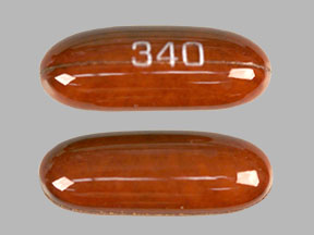 Pill 340 Brown Oval is Virt-PN DHA