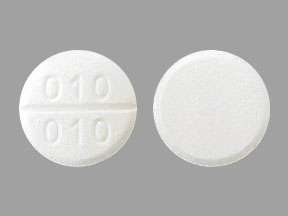 Pill 010 010 White Round is Aminocaproic Acid