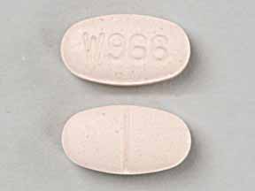 Pill W966 Pink Oval is Bethanechol Chloride