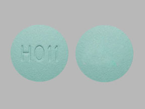 Pill H011 Blue Round is Lamotrigine Extended-Release