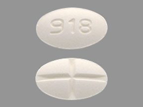 Pill 918 White Oval is Methylprednisolone