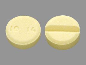 Pill 10 14 Yellow Round is Phytonadione