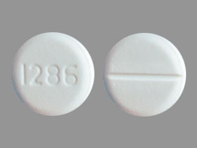 Pill 1286 White Round is Baclofen