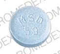 Pill BLOCADREN MSD 59 Blue Round is Blocadren