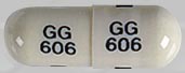 Pill GG 606 GG 606 White Capsule/Oblong is Hydrochlorothiazide and Triamterene