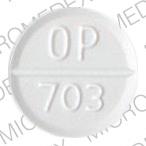 Urecholine 10 mg OP 703 Front