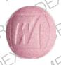 Pill 53 W Pink Round is Winstrol