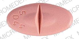 Pill 5044 5044 Pink Oval is Teveten
