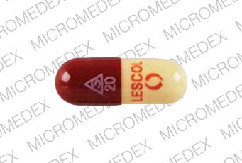 Lescol 20 mg S 20 LESCOL Back