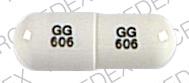 Hydrochlorothiazide and triamterene 25 mg  / 37.5 mg GG 606 GG 606