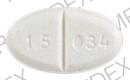 Glyburide (micronized) 1.5 mg N 1.5 034 Front