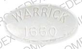 Theophylline extended-release 200 mg WARRICK 1660 Front