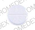Pill A 45 LL White Round is ALBUTEROL SULFATE