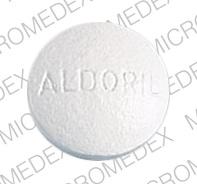 Aldoril 25 25 mg / 250 mg ALDORIL MSD 456 Back