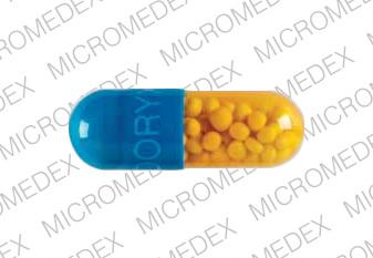 Pill DORYX PD Blue Capsule/Oblong is Doryx