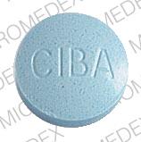 Pill 192 CIBA Blue Round is Esidrix