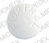 Pill FIORINAL SANDOZ White Round is Fiorinal