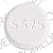 Pill 5575 DAN DAN White Round is Furosemide