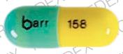 Chlordiazepoxide hydrochloride 5 mg barr 158