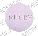 Quinidine sulfate 200 mg 4432 RUGBY Back