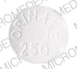 Pill ORINASE 250 White Round is Orinase