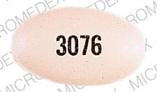Pill 3076 White Oval is Amitriptyline Hydrochloride